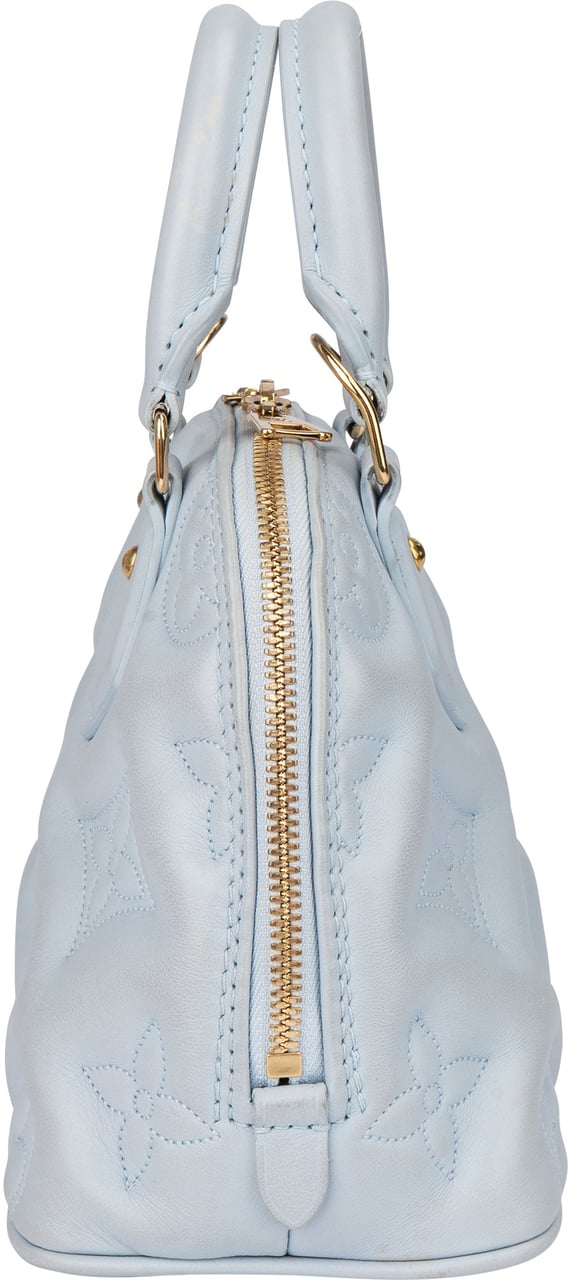 Louis Vuitton Louis Vuitton Ice Blue Bubblegram Alma BB Handbag Blauw