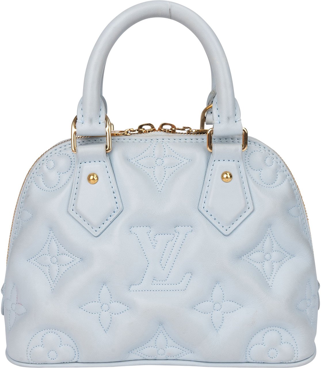Louis Vuitton Louis Vuitton Ice Blue Bubblegram Alma BB Handbag Blauw
