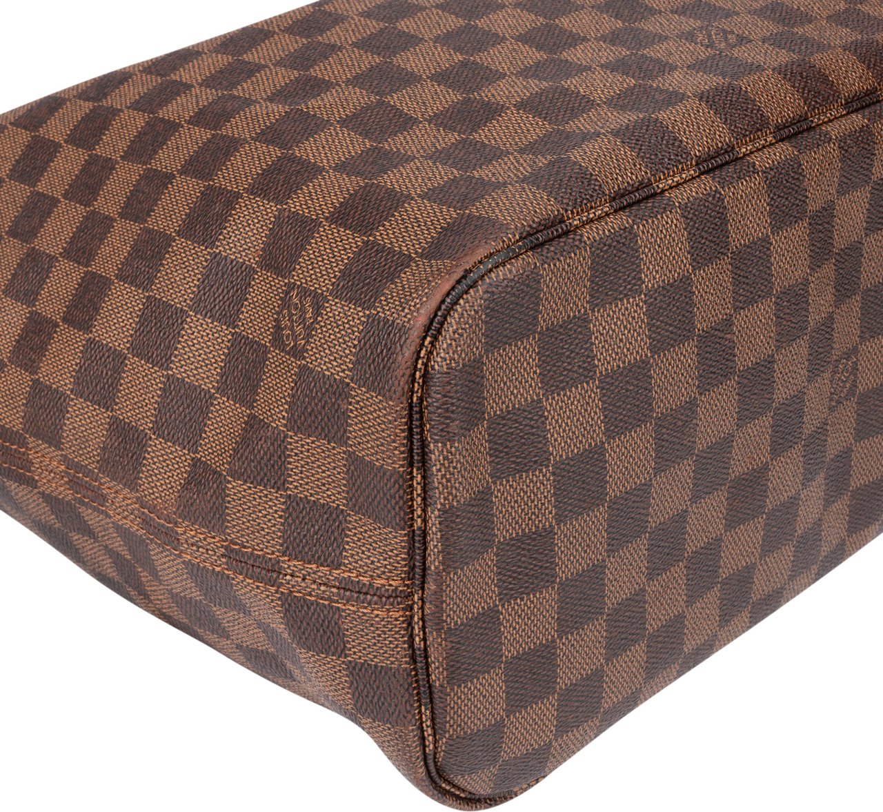 Louis Vuitton Louis Vuitton Damier Ebene Monogram Neverfull MM Shopper Handbag Bruin