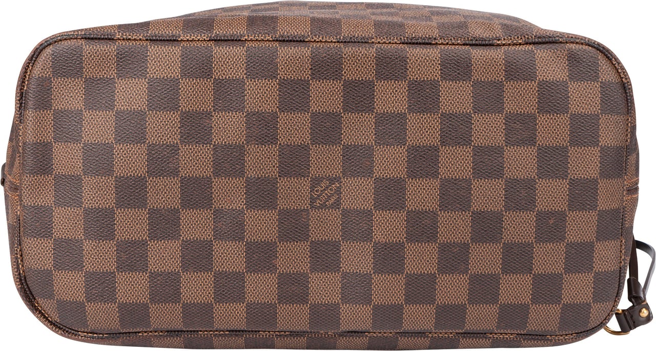 Louis Vuitton Louis Vuitton Damier Ebene Monogram Neverfull MM Shopper Handbag Bruin