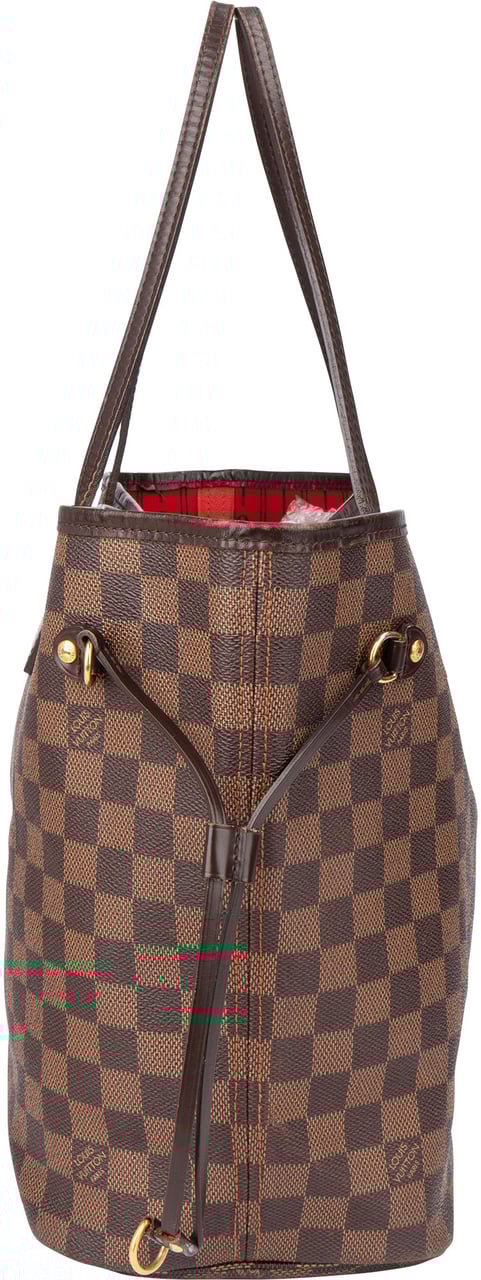 Louis Vuitton Louis Vuitton Damier Ebene Monogram Neverfull MM Shopper Handbag Bruin