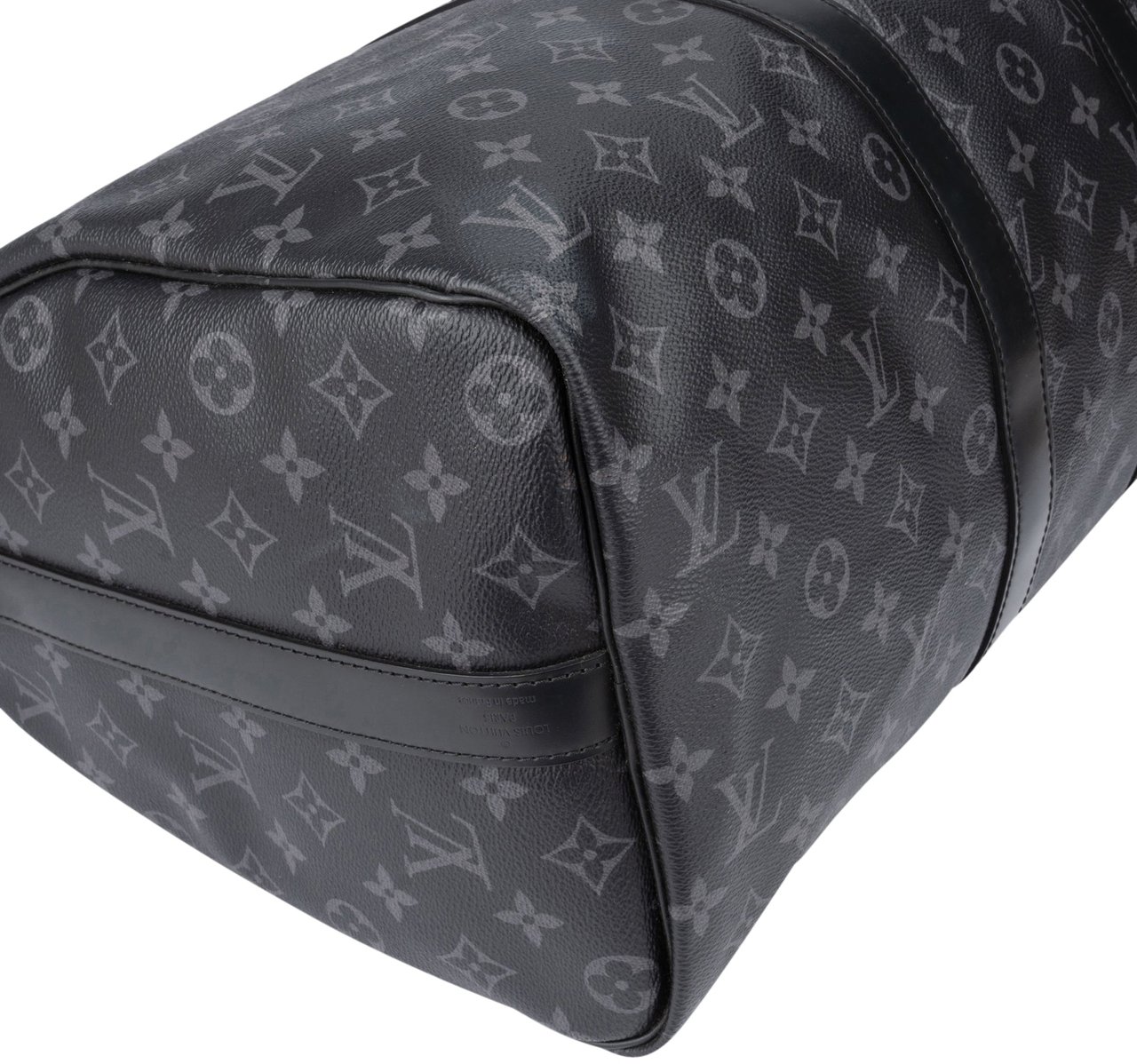 Louis Vuitton Louis Vuitton Canvas Eclipse Monogram Keepall 45 Bandouliere Zwart