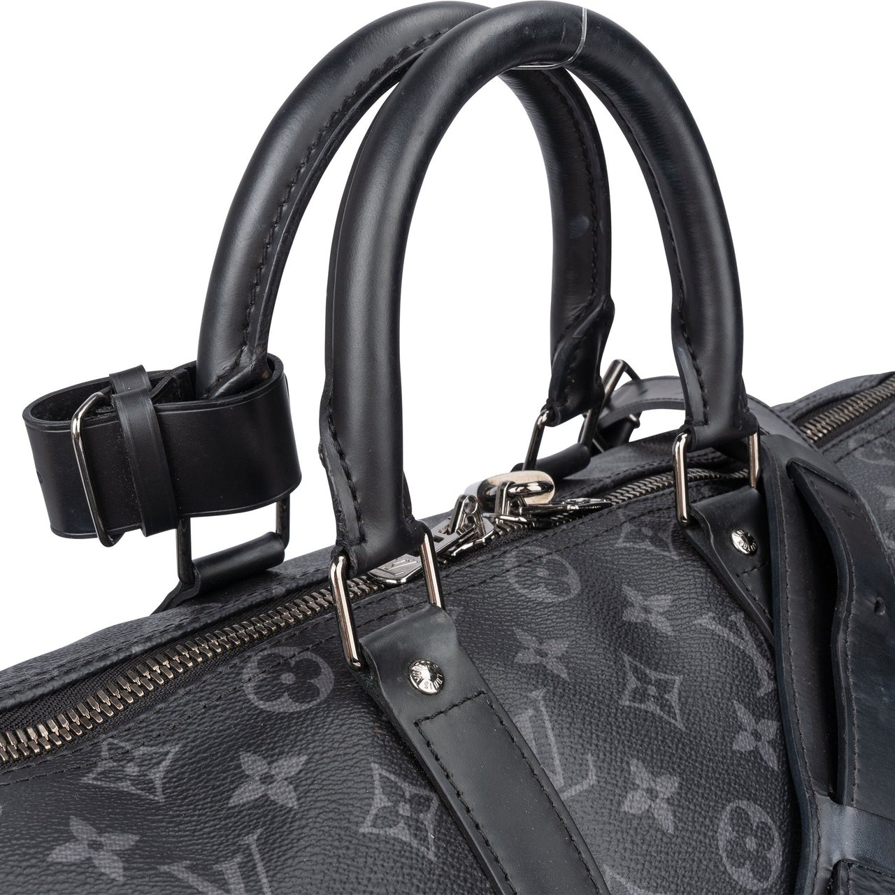 Louis Vuitton Louis Vuitton Canvas Eclipse Monogram Keepall 45 Bandouliere Zwart