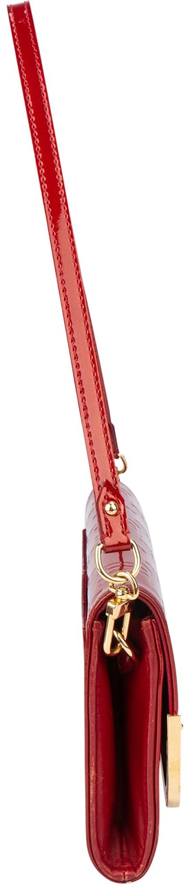 Louis Vuitton Louis Vuitton Pomme D´Amour Vernis Monogram Rossmore MM Shoulder Bag Rood