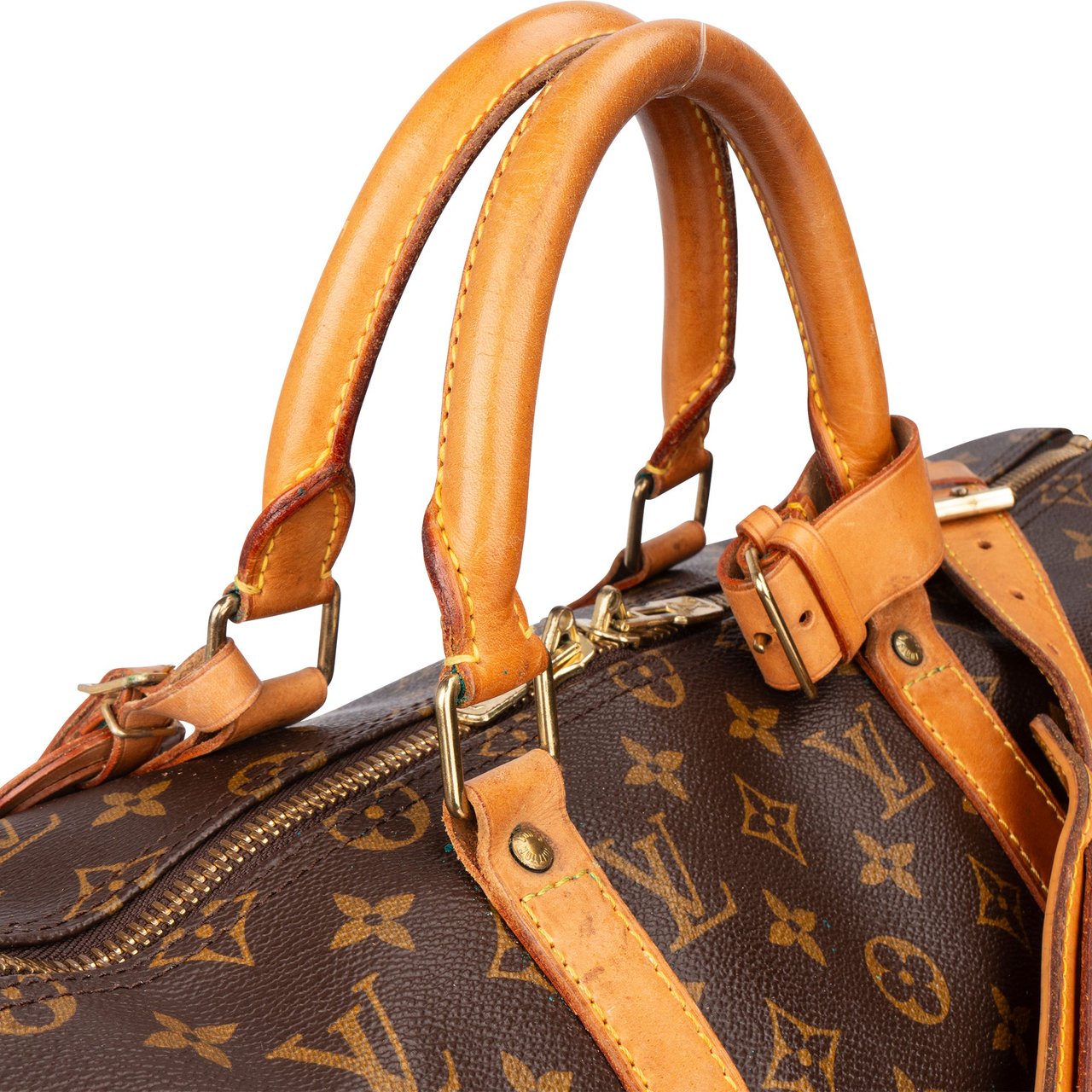 Louis Vuitton Louis Vuitton Canvas Monogram Keepall 50 Bandouliere Bruin