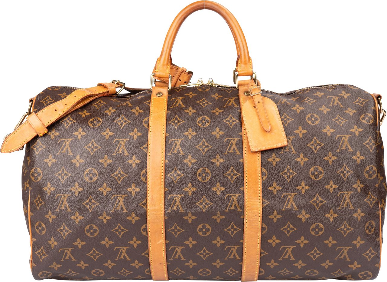 Louis Vuitton Louis Vuitton Canvas Monogram Keepall 50 Bandouliere Bruin