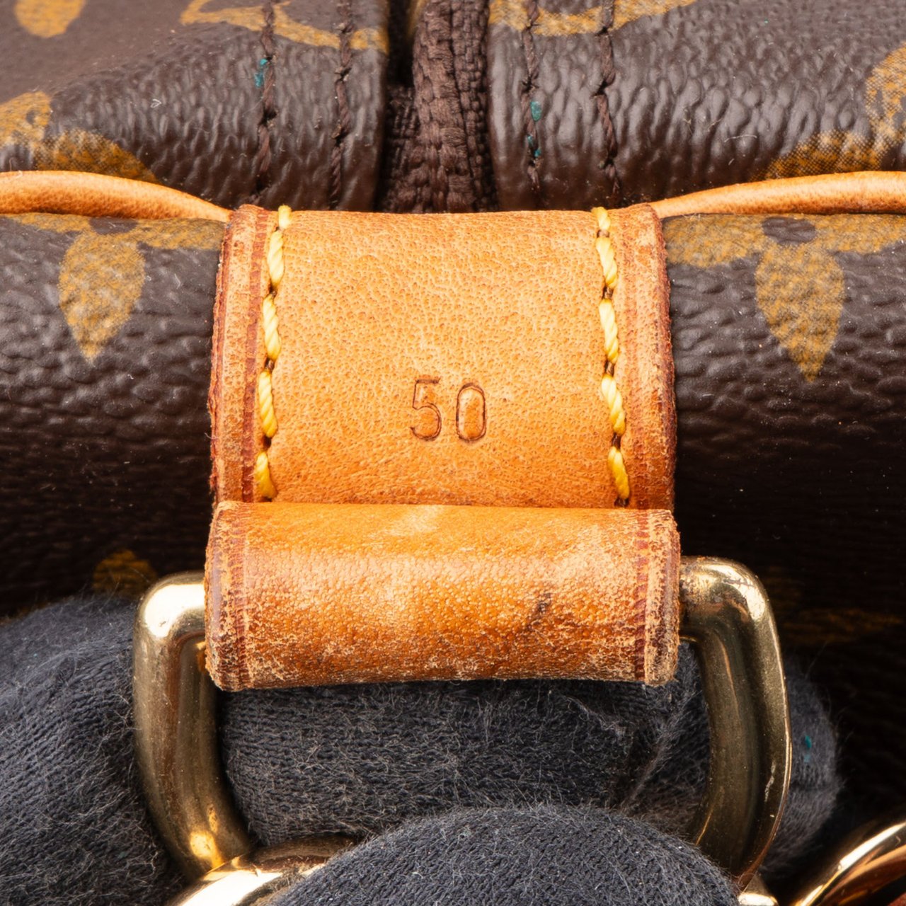 Louis Vuitton Louis Vuitton Canvas Monogram Keepall 50 Bandouliere Bruin