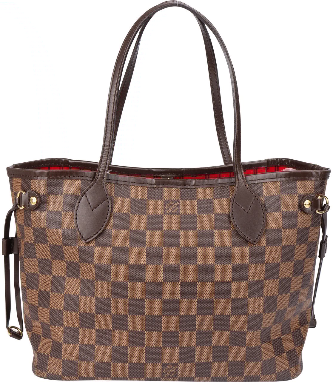 Louis Vuitton Louis Vuitton Damier Ebene Monogram Neverfull PM Handbag Bruin