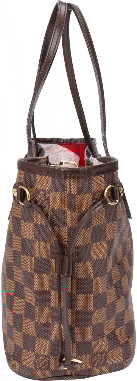 Louis Vuitton Louis Vuitton Damier Ebene Monogram Neverfull PM Handbag Bruin
