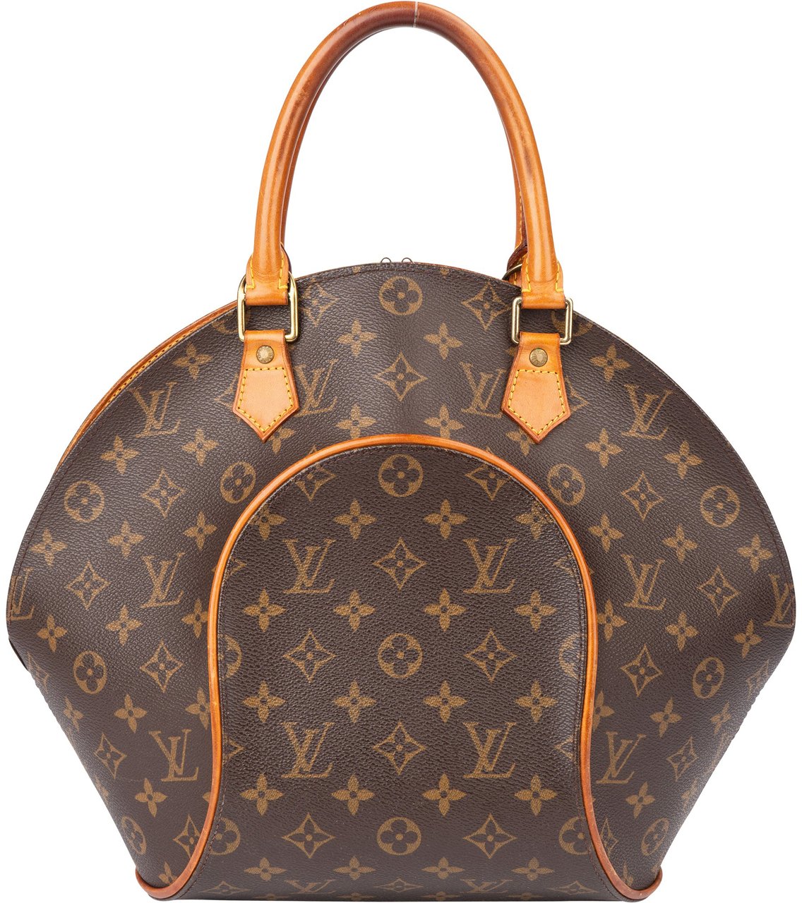 Louis Vuitton Louis Vuitton Canvas Monogram Ellipse MM Handbag Bruin