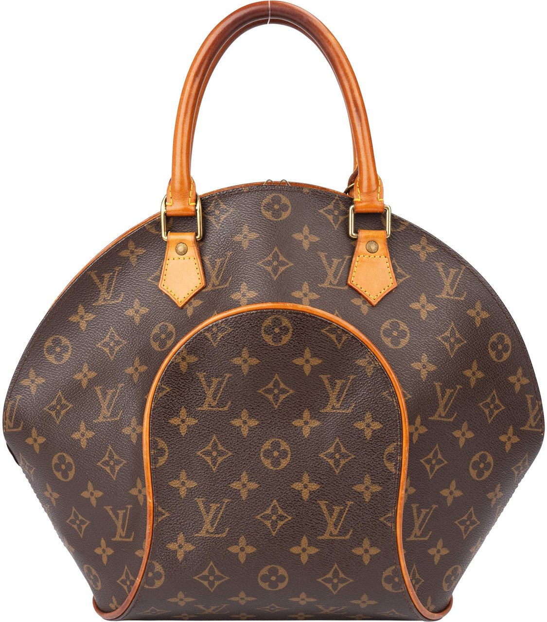 Louis Vuitton Louis Vuitton Canvas Monogram Ellipse MM Handbag Bruin