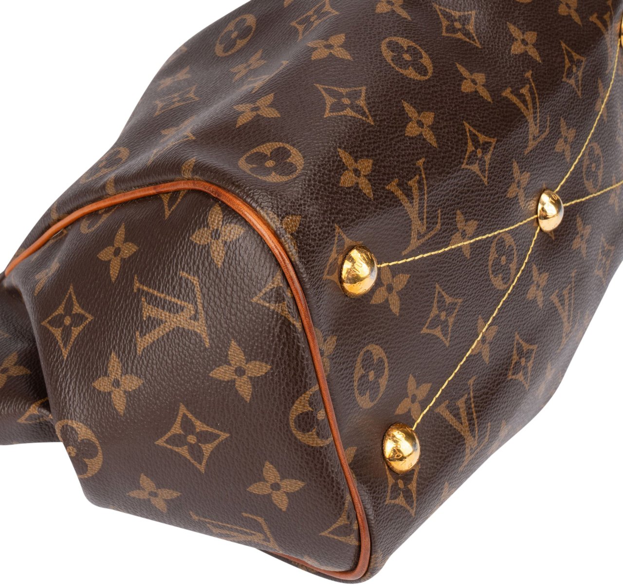 Louis Vuitton Louis Vuitton Canvas Monogram Tivoli PM Handbag Bruin