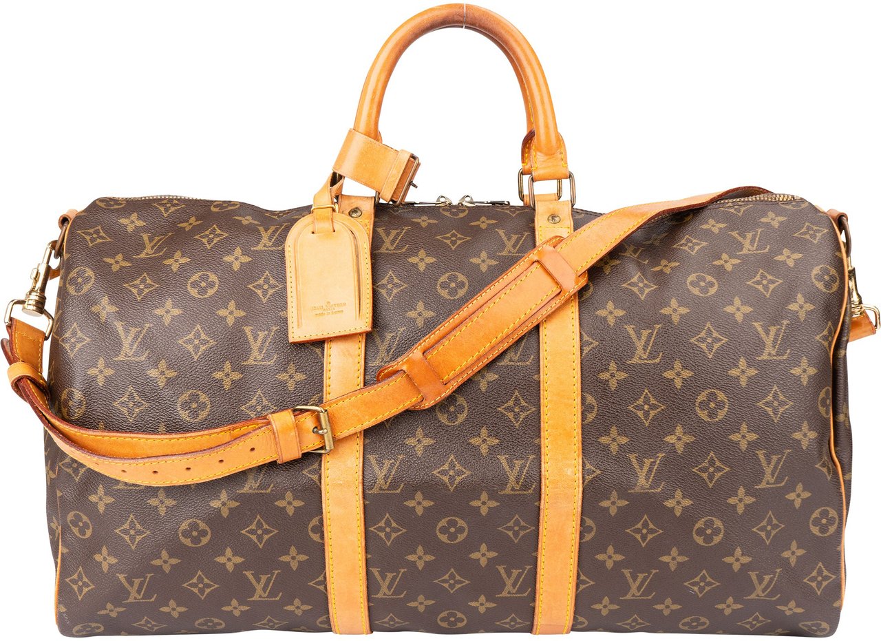 Louis Vuitton Louis Vuitton Canvas Monogram Keepall 50 Bandouliere Bruin