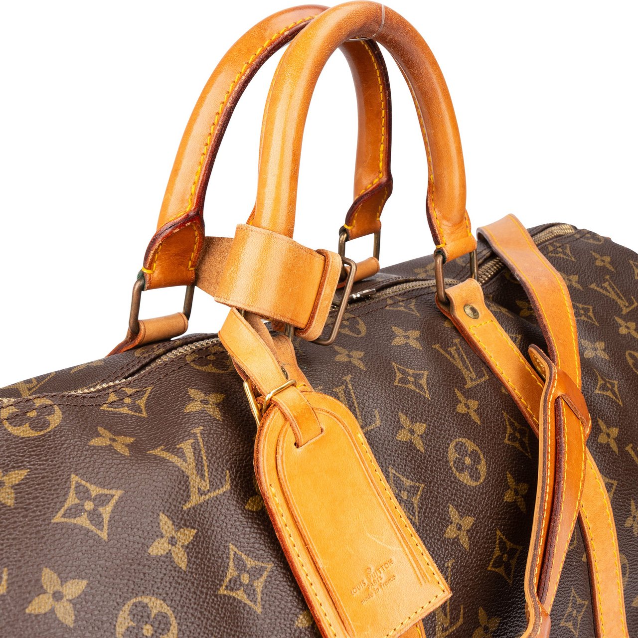 Louis Vuitton Louis Vuitton Canvas Monogram Keepall 50 Bandouliere Bruin