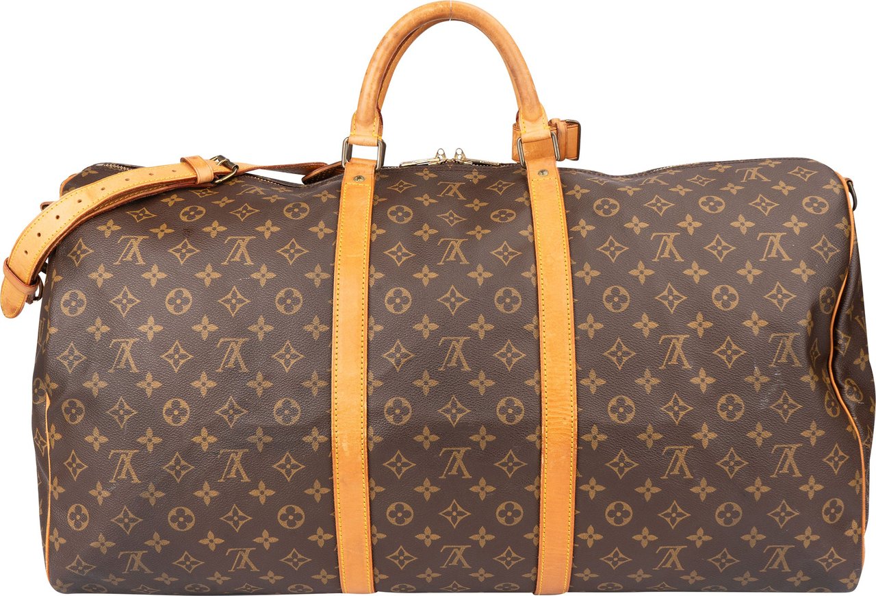 Louis Vuitton Louis Vuitton Canvas Monogram Keepall 60 Bandouliere Bruin