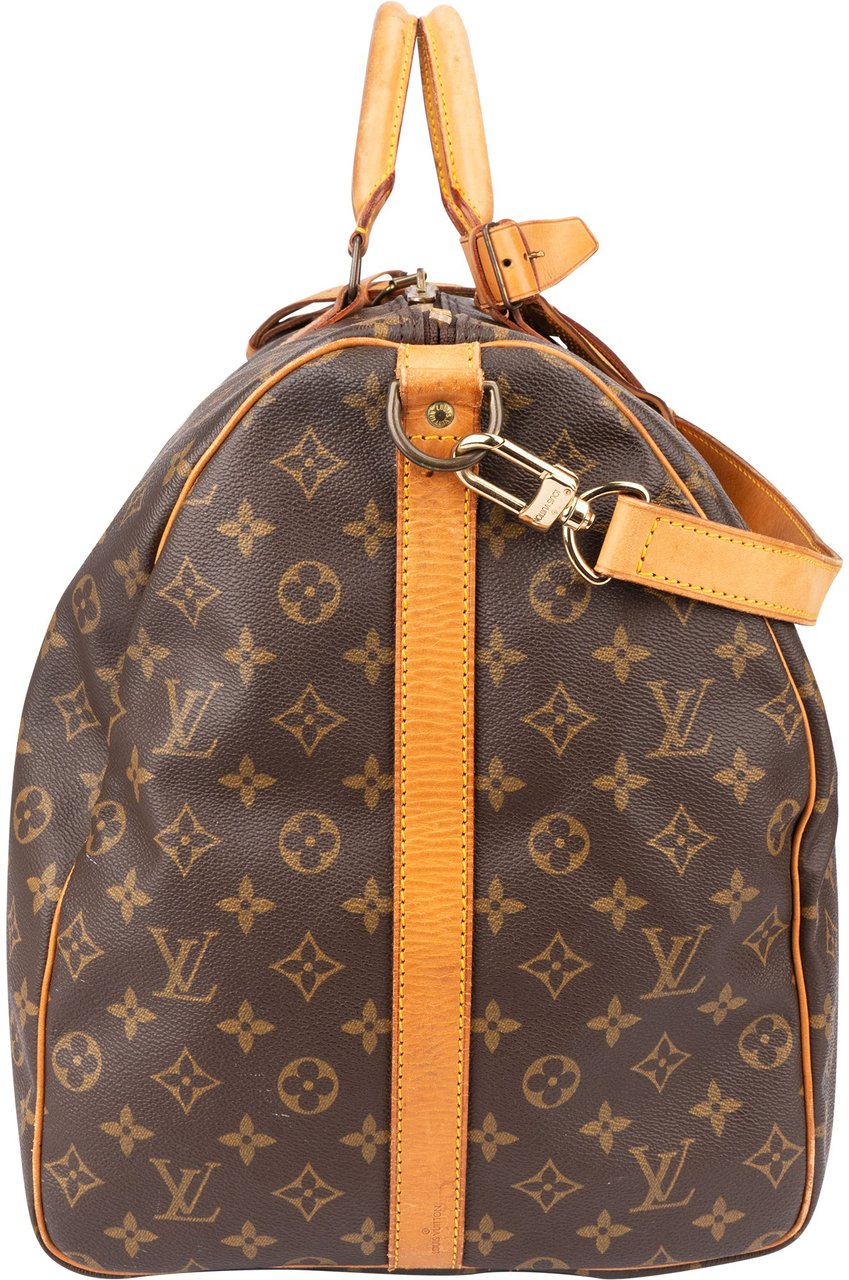 Louis Vuitton Louis Vuitton Canvas Monogram Keepall 60 Bandouliere Bruin
