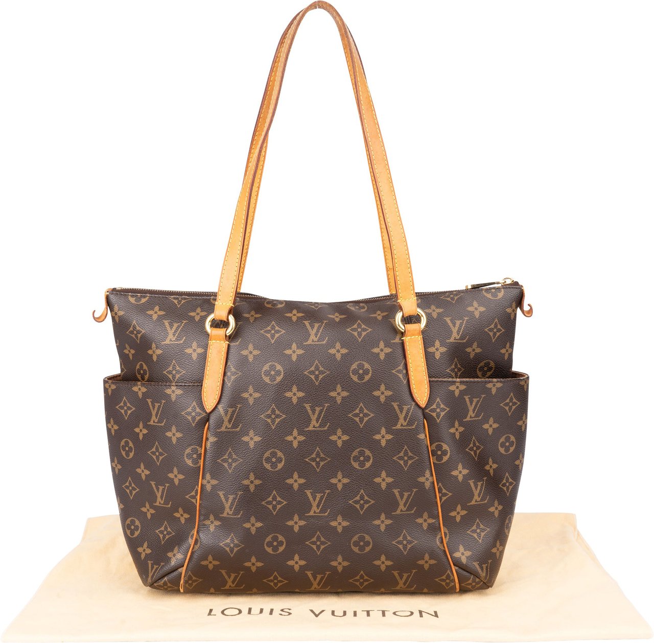 Louis Vuitton Louis Vuitton Canvas Monogram Totally Handbag Bruin