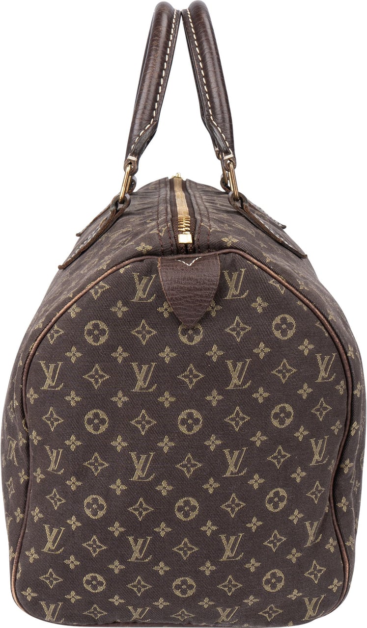 Louis Vuitton Louis Vuitton Mini Lin Monogram Speedy 30 Handbag Bruin