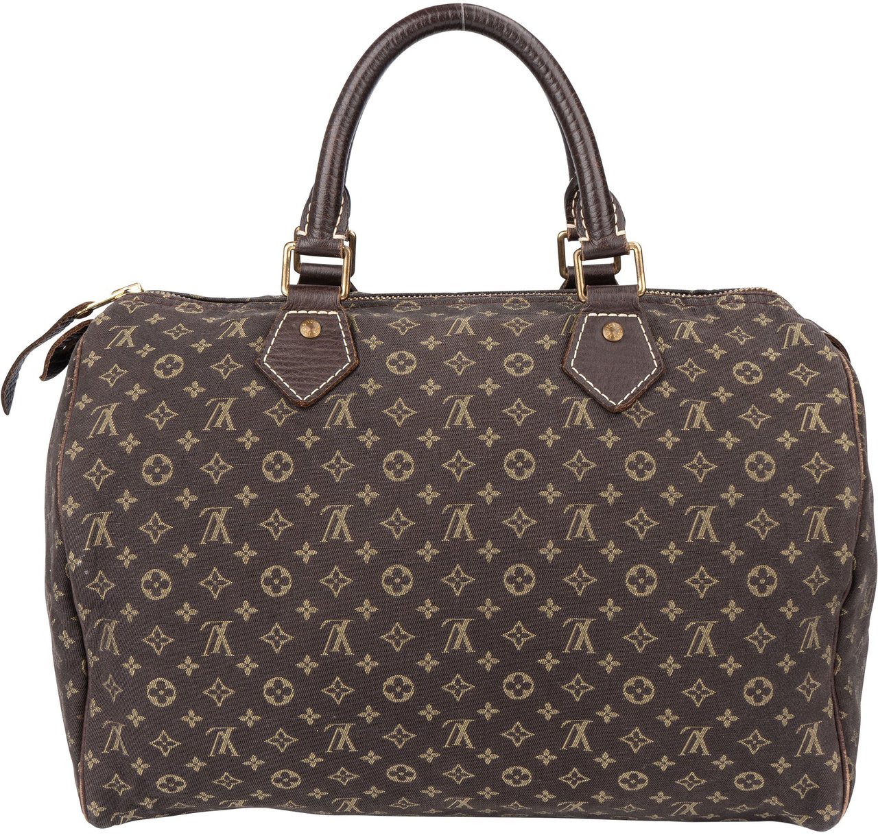 Louis Vuitton Louis Vuitton Mini Lin Monogram Speedy 30 Handbag Bruin