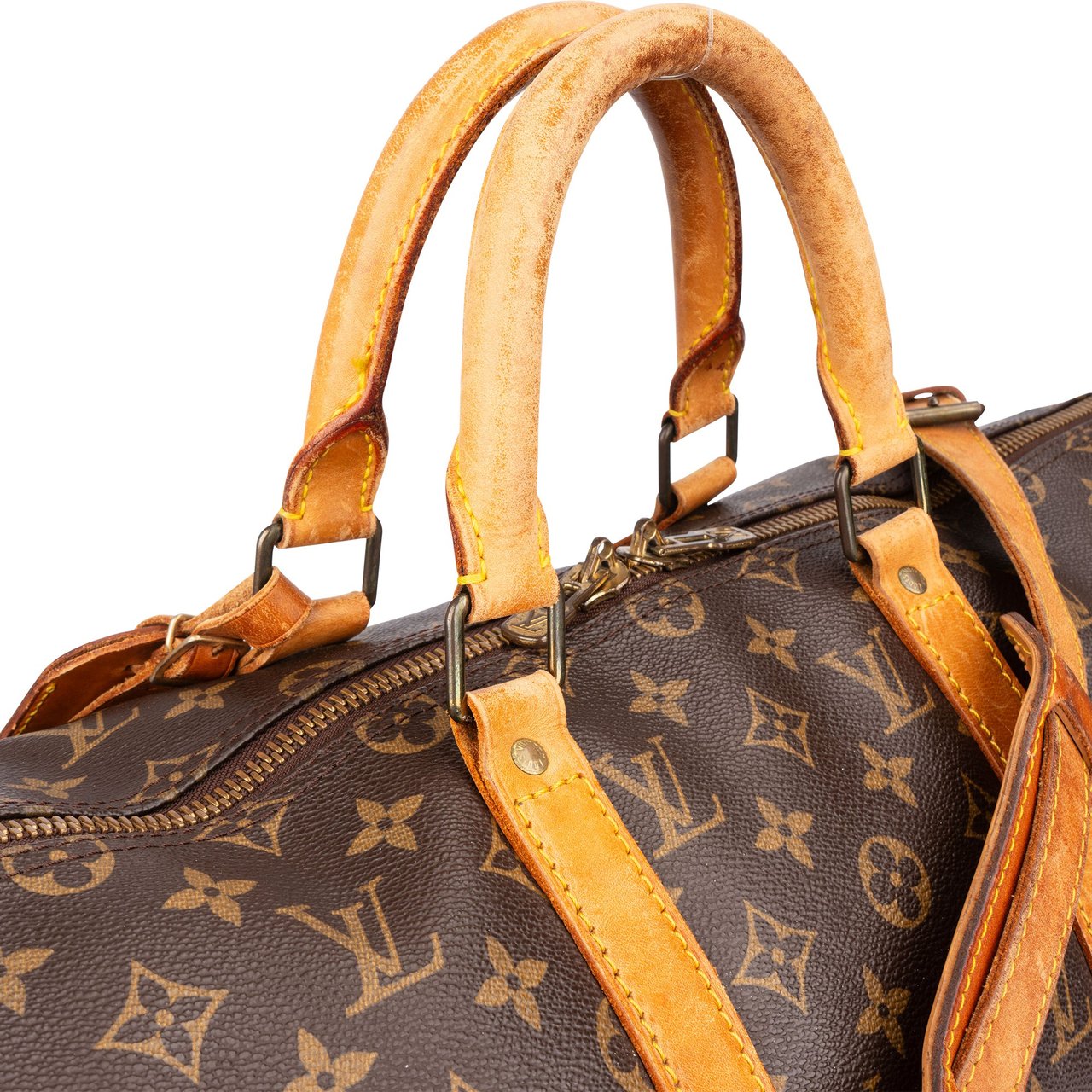 Louis Vuitton Louis Vuitton Canvas Monogram Keepall 50 Bandouliere Bruin