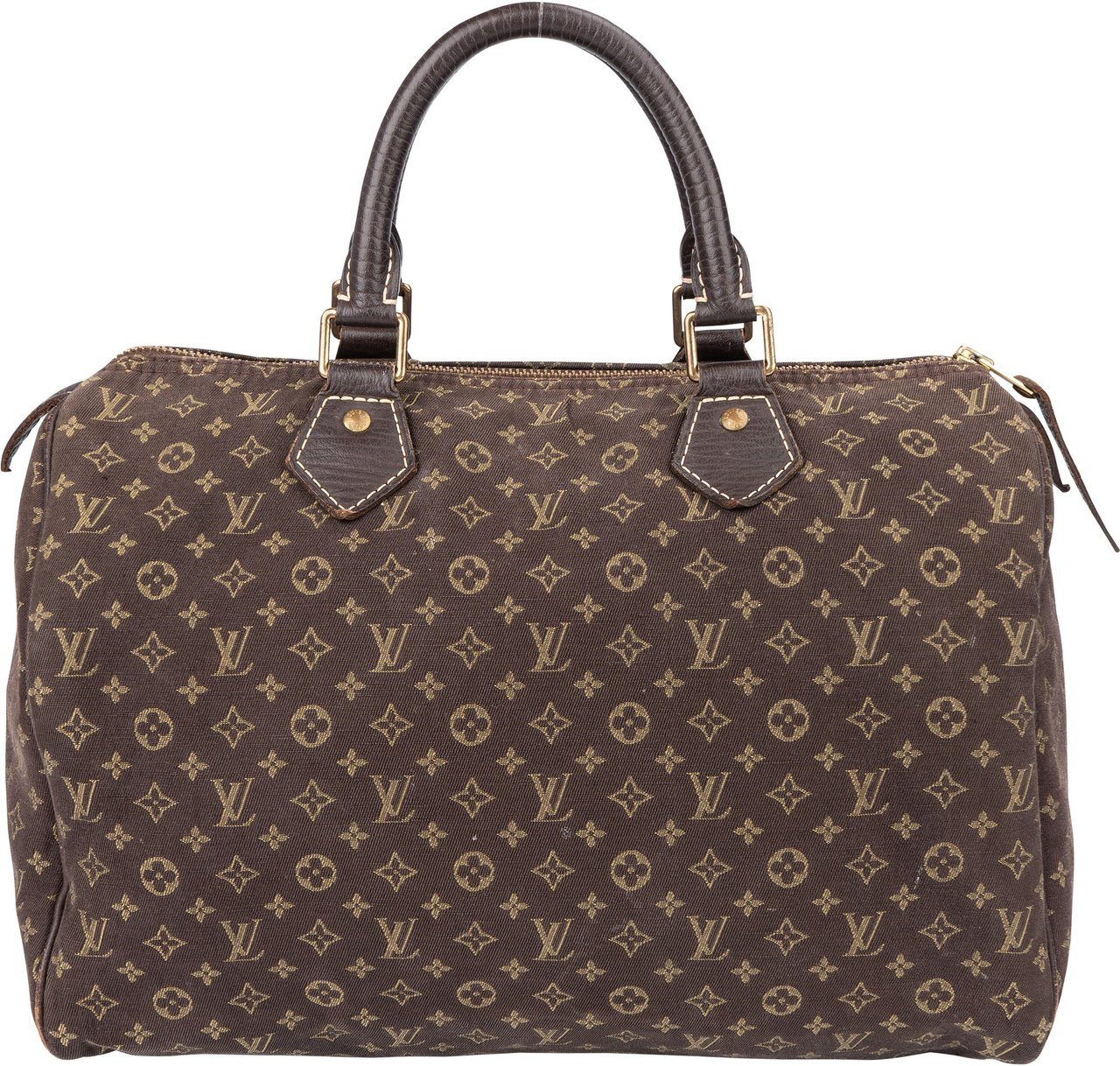 Louis Vuitton Louis Vuitton Mini Lin Monogram Speedy 30 Handbag Bruin