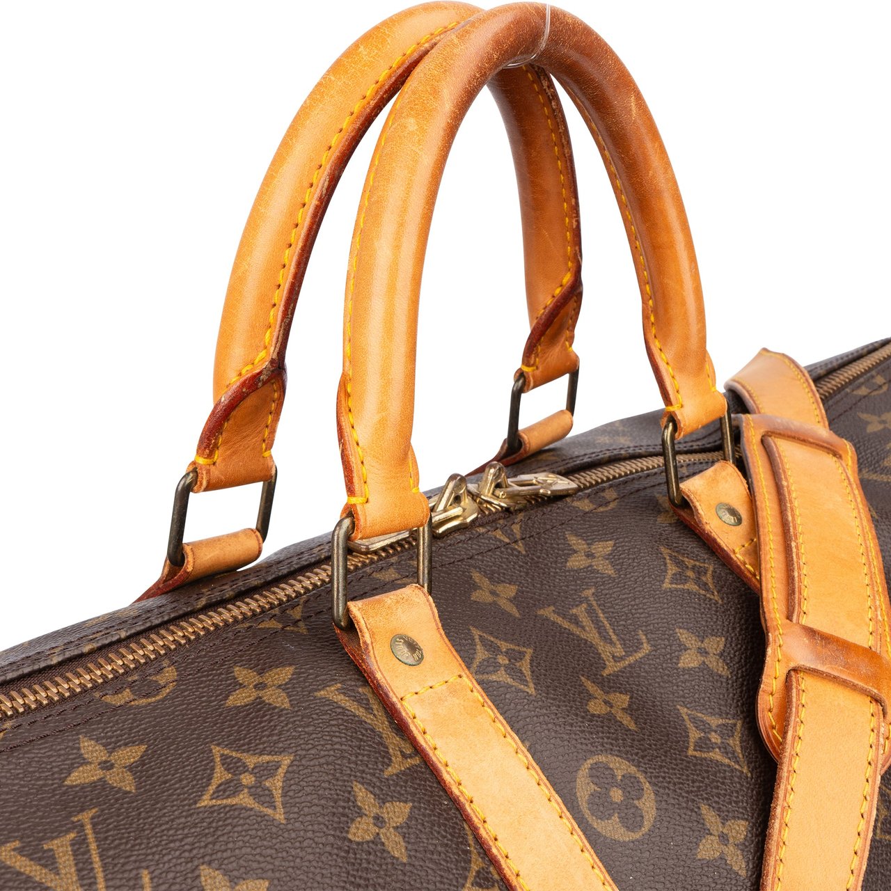 Louis Vuitton Louis Vuitton Canvas Monogram Keepall 55 Bandouliere Bruin