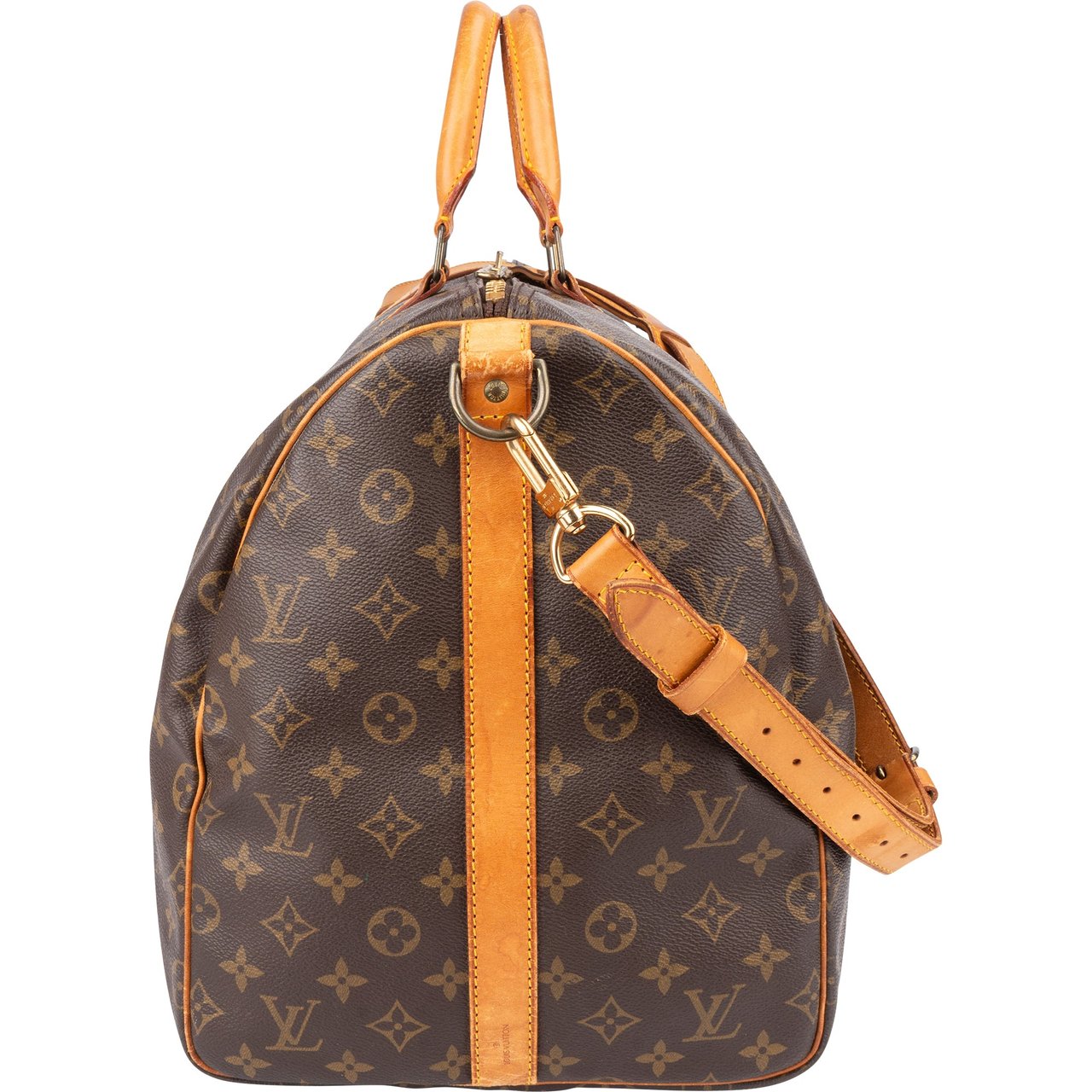 Louis Vuitton Louis Vuitton Canvas Monogram Keepall 55 Bandouliere Bruin