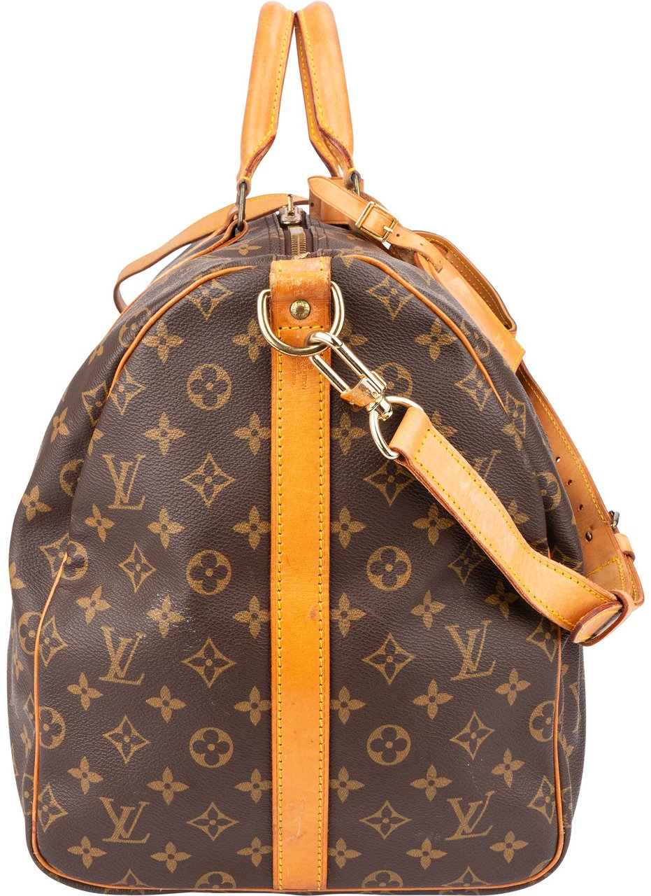 Louis Vuitton Louis Vuitton Canvas Monogram Keepall 55 Bandouliere Bruin
