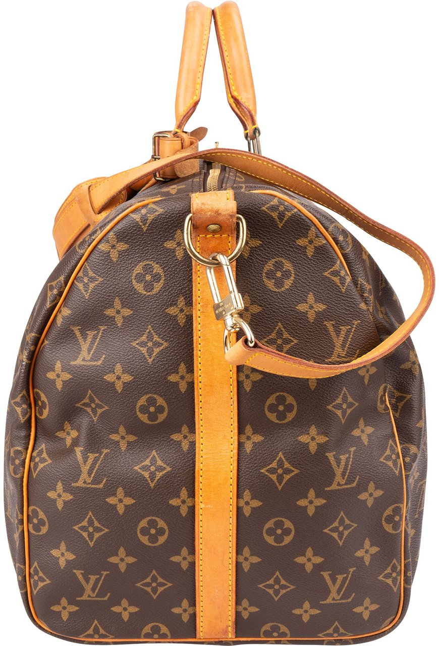 Louis Vuitton Louis Vuitton Canvas Monogram Keepall 55 Bandouliere Bruin