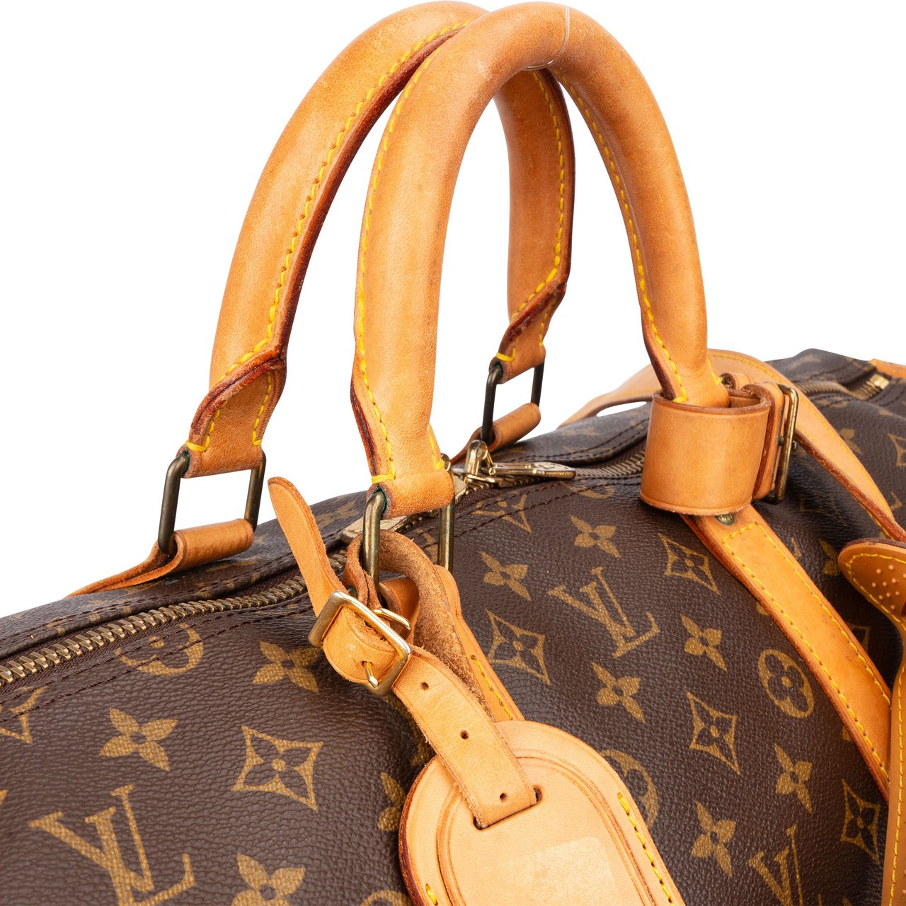 Louis Vuitton Louis Vuitton Canvas Monogram Keepall 55 Bandouliere Bruin