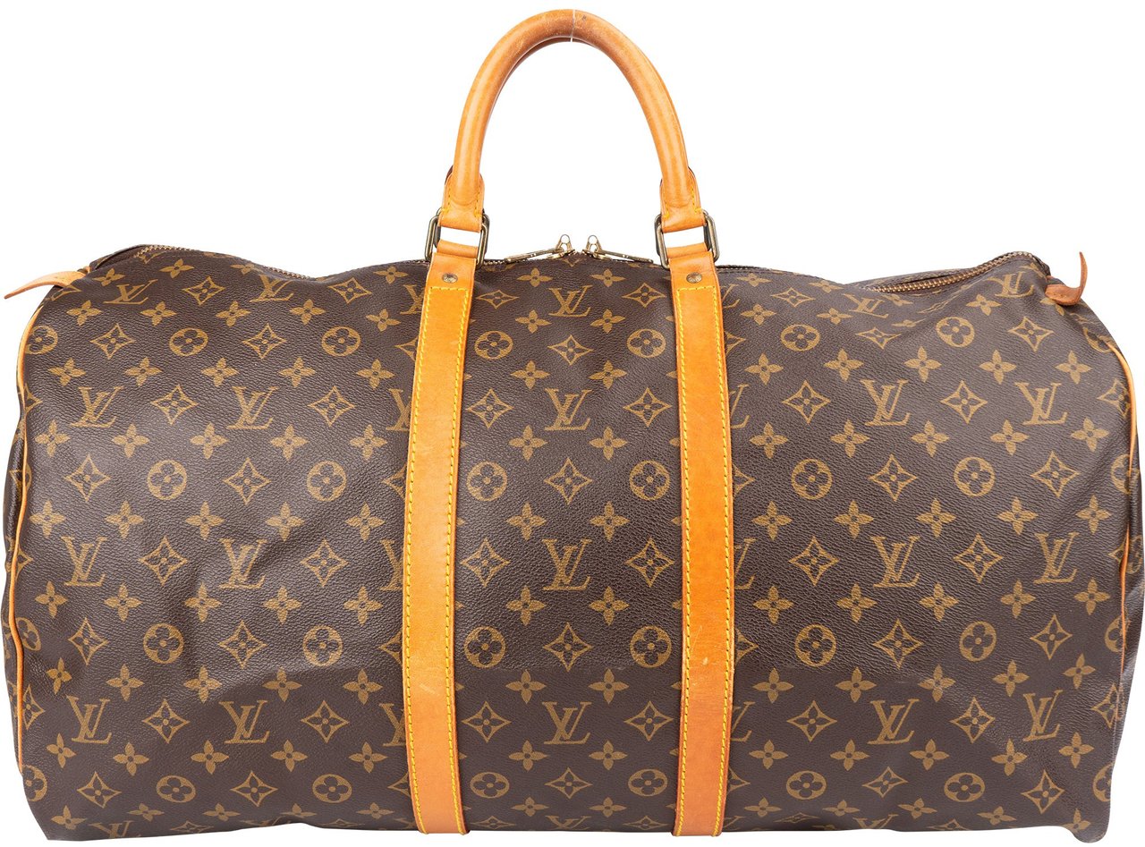 Louis Vuitton Louis Vuitton Canvas Monogram Keepall 55 Bruin