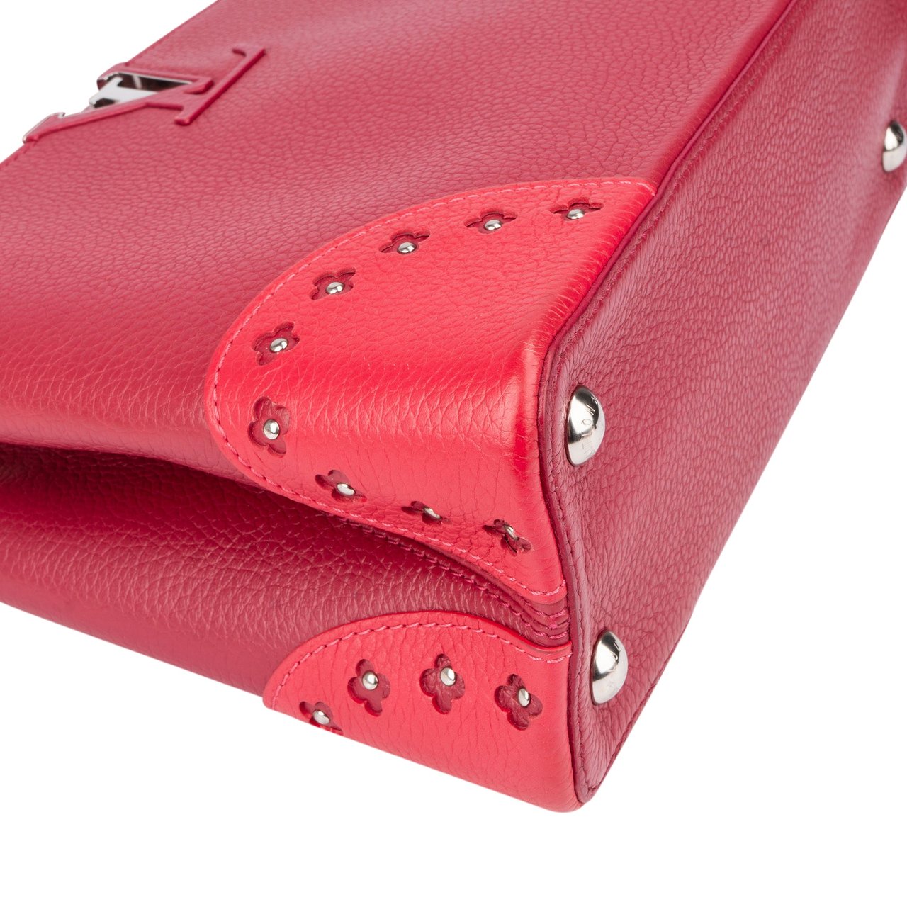 Louis Vuitton Louis Vuitton Limited Pink Taurillon Capucines MM Handbag Roze