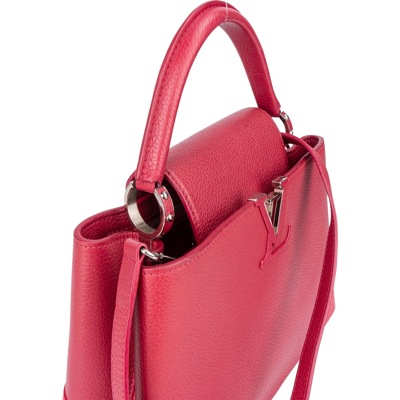 Louis Vuitton Louis Vuitton Limited Pink Taurillon Capucines MM Handbag Roze