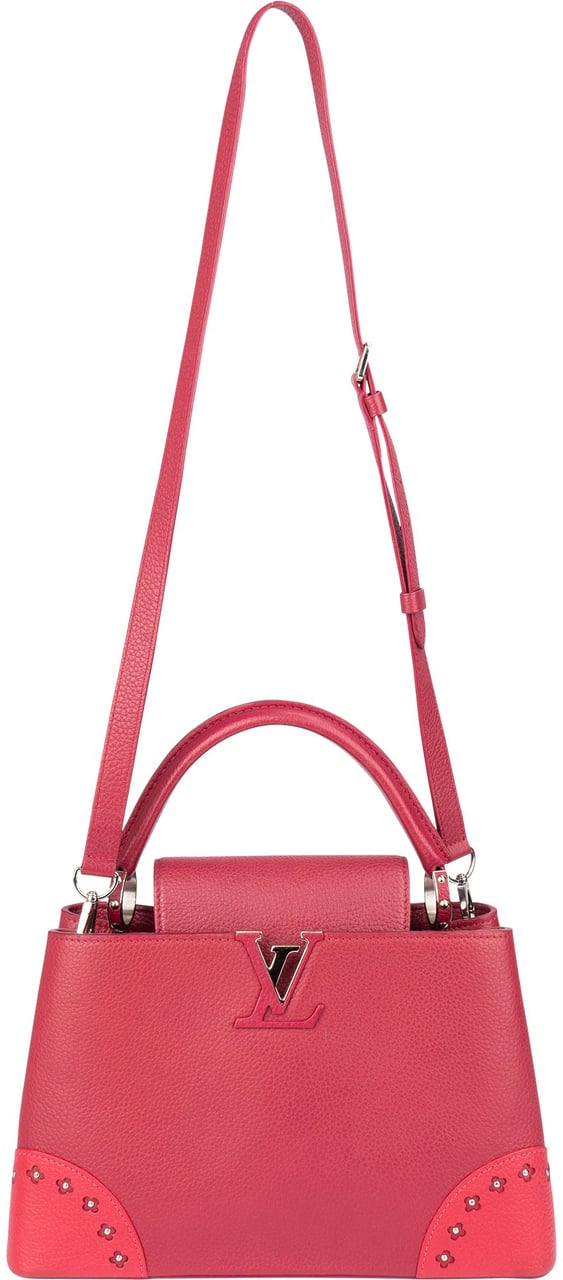Louis Vuitton Limited Pink Taurillon Capucines MM Handbag Divers