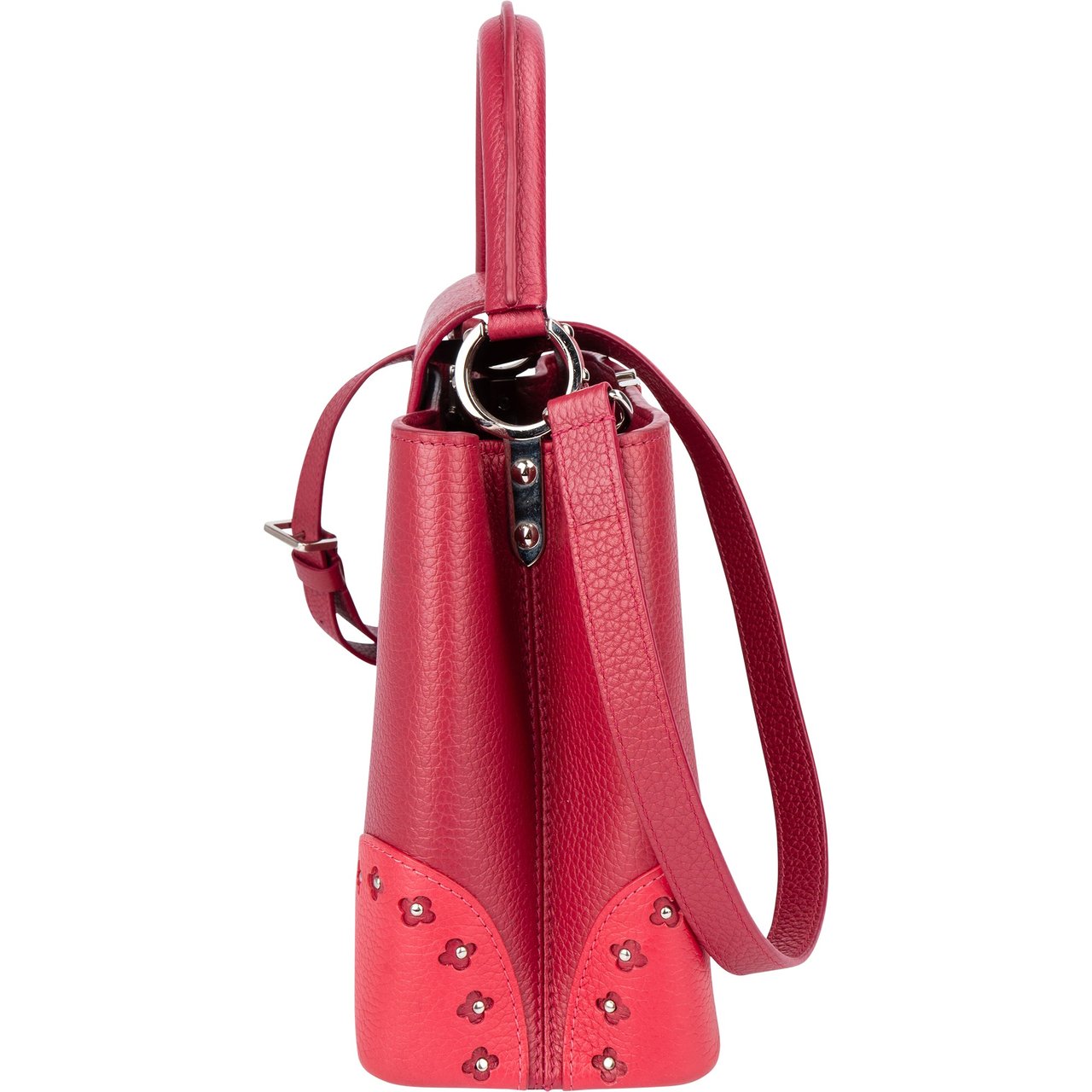 Louis Vuitton Louis Vuitton Limited Pink Taurillon Capucines MM Handbag Roze