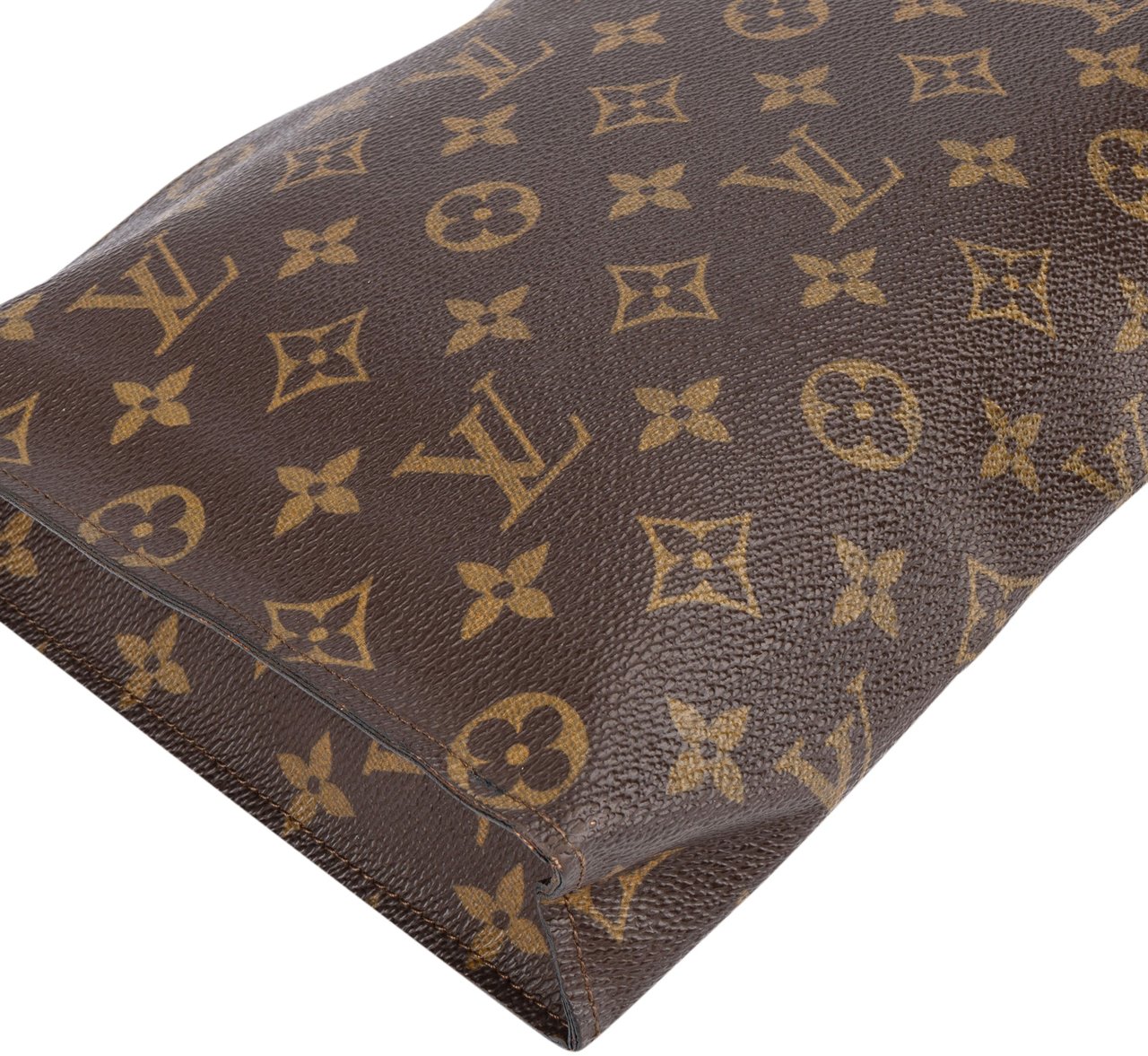 Louis Vuitton Louis Vuitton Canvas Monogram Poche Toilette 25 Clutch Bruin
