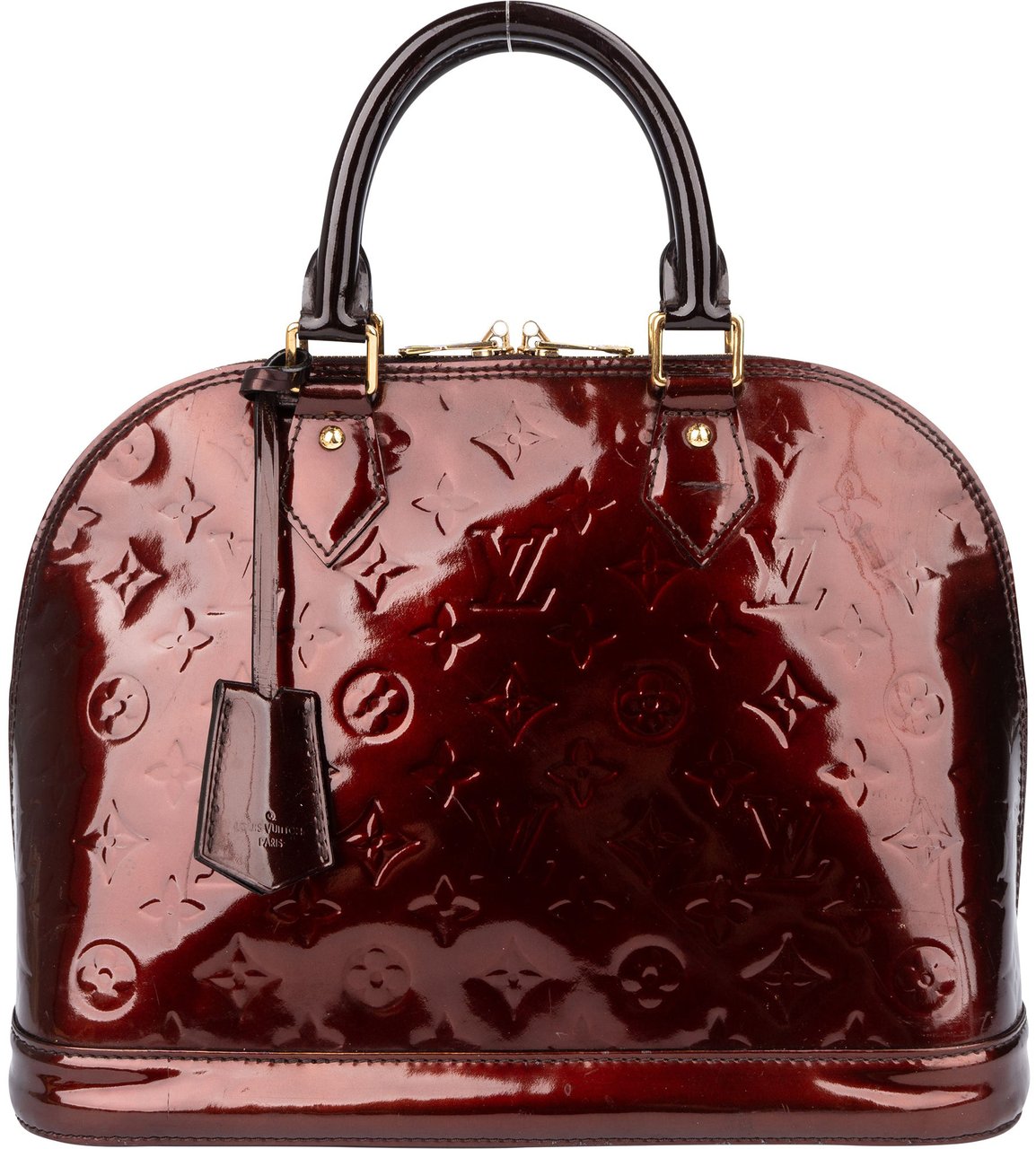 Louis Vuitton Louis Vuitton Vernis Monogram Alma PM Handbag Divers