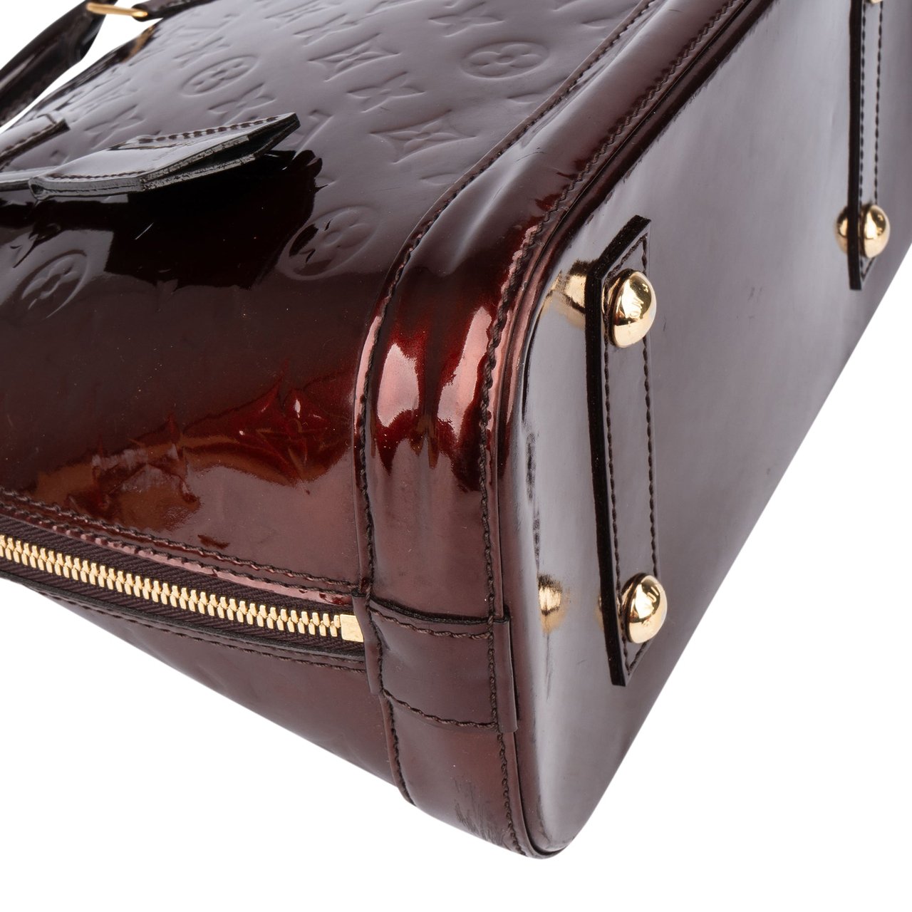 Louis Vuitton Louis Vuitton Vernis Monogram Alma PM Handbag Divers