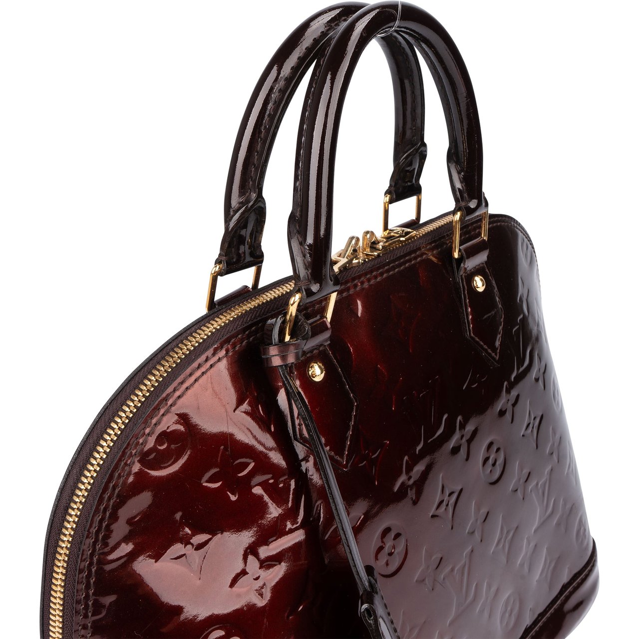 Louis Vuitton Louis Vuitton Vernis Monogram Alma PM Handbag Divers