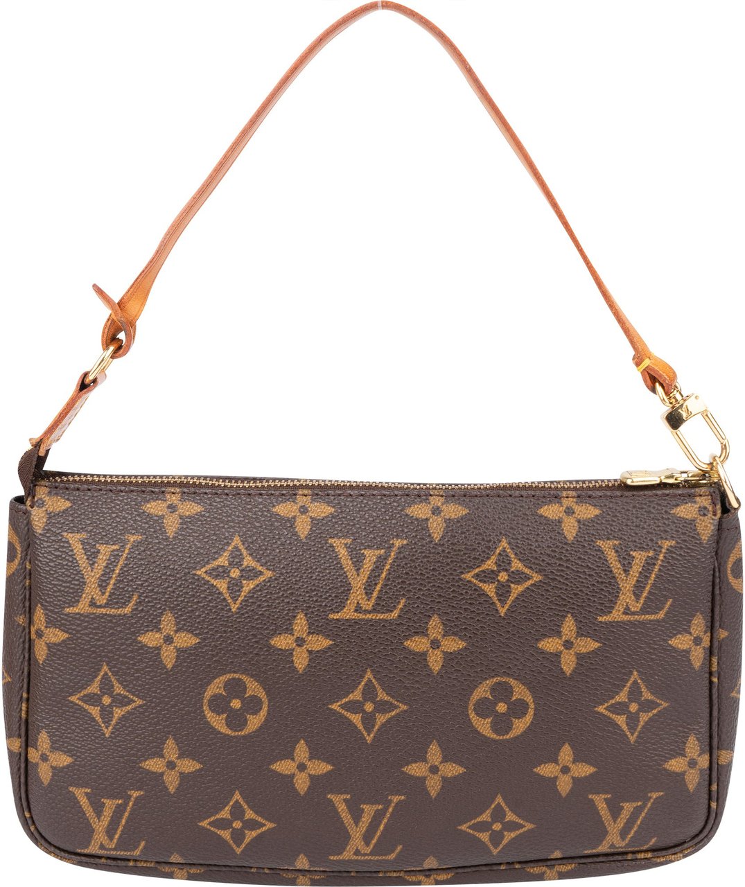 Louis Vuitton Louis Vuitton Canvas Monogram Pochette Accessoire Handbag Bruin