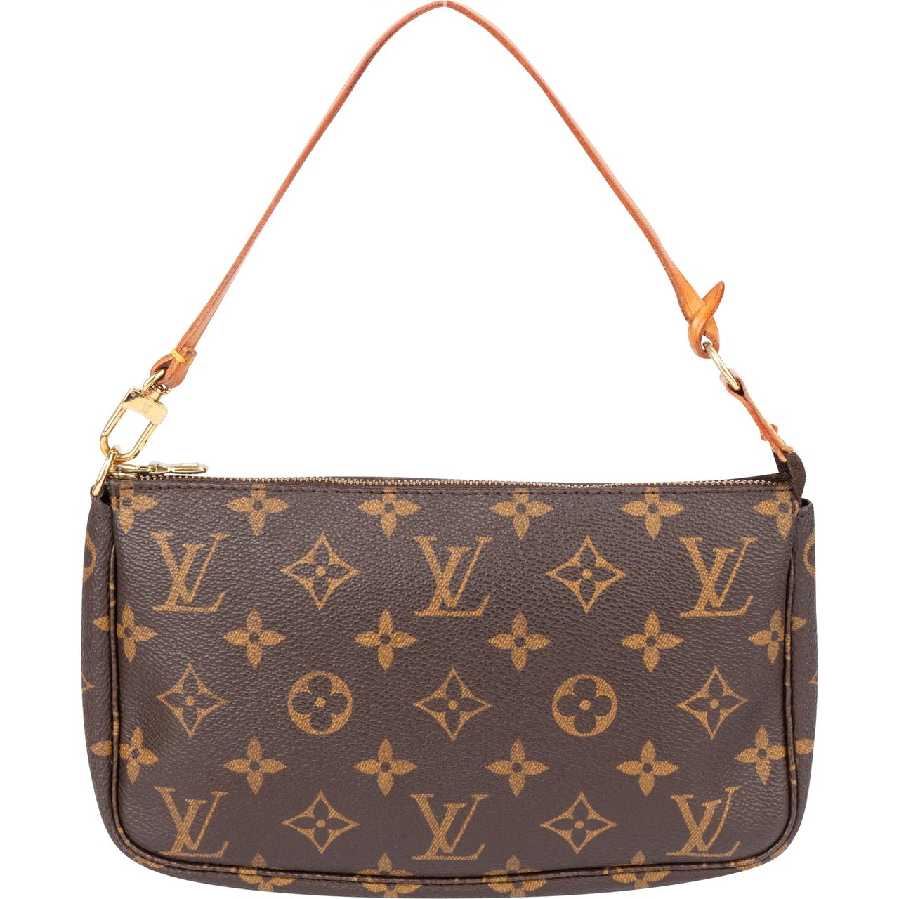 Louis Vuitton Louis Vuitton Canvas Monogram Pochette Accessoire Handbag Bruin