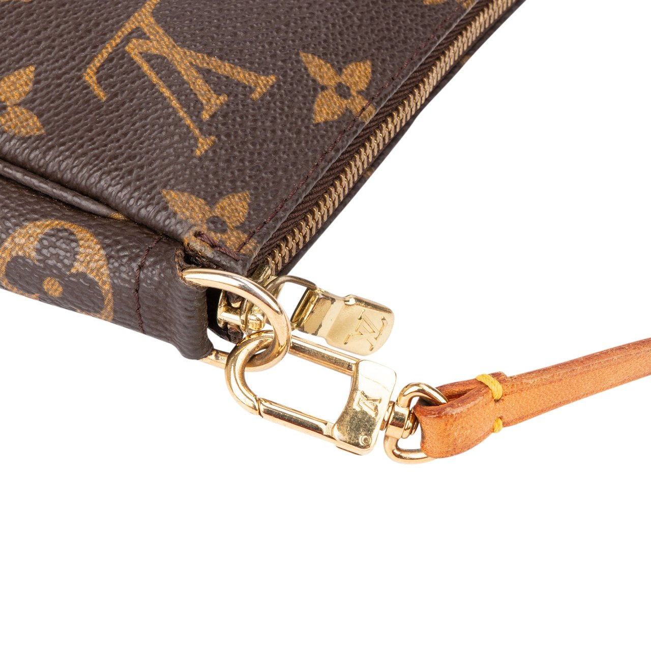 Louis Vuitton Louis Vuitton Canvas Monogram Pochette Accessoire Handbag Bruin