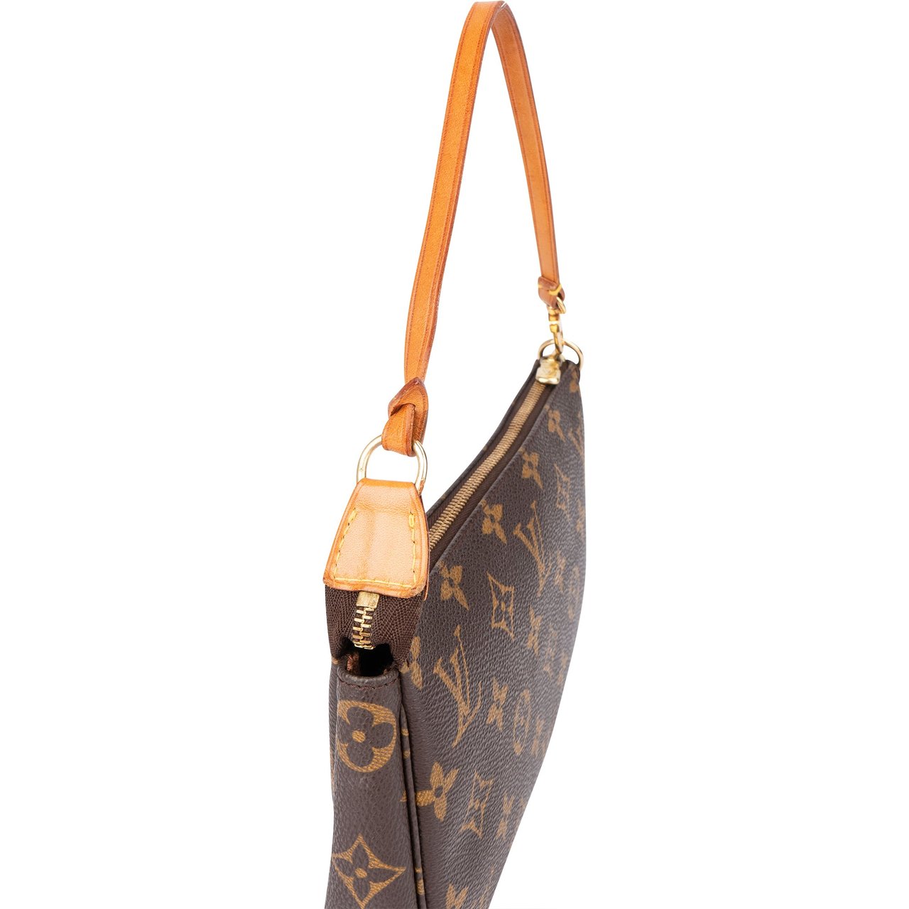 Louis Vuitton Louis Vuitton Canvas Monogram Pochette Accessoire Handbag Bruin