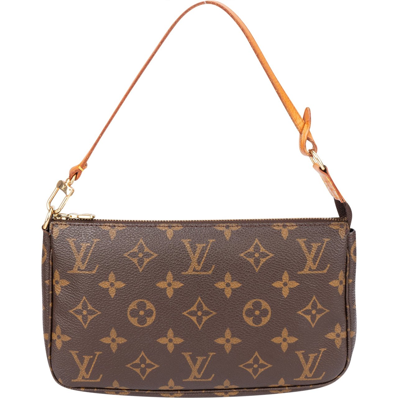 Louis Vuitton Louis Vuitton Canvas Monogram Pochette Accessoire Handbag Bruin