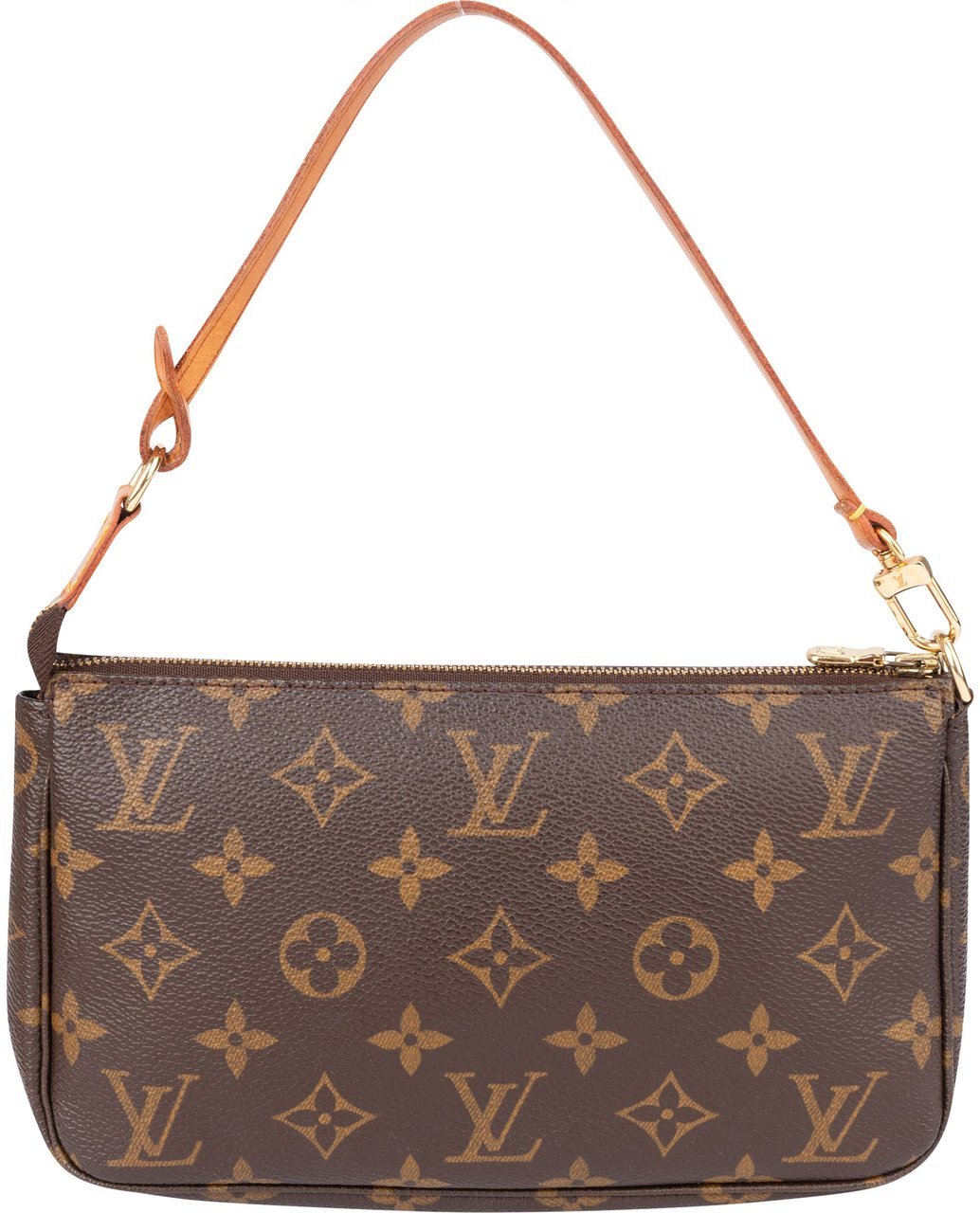 Louis Vuitton Louis Vuitton Canvas Monogram Pochette Accessoire Handbag Bruin