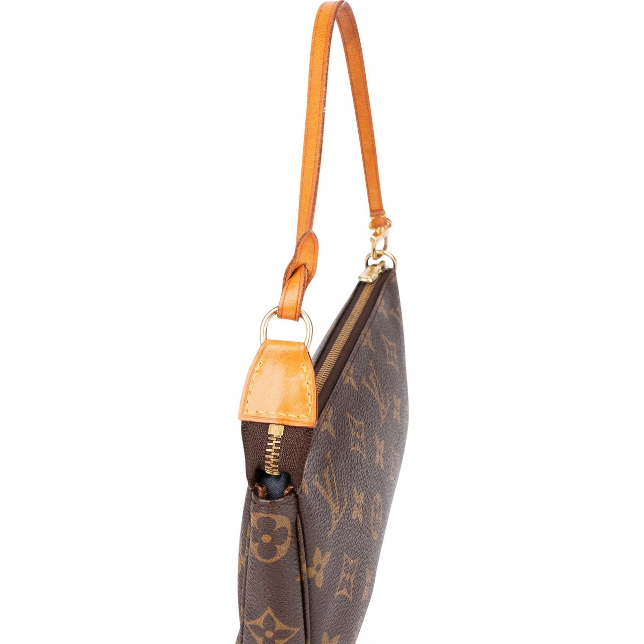 Louis Vuitton Louis Vuitton Canvas Monogram Pochette Accessoire Handbag Bruin