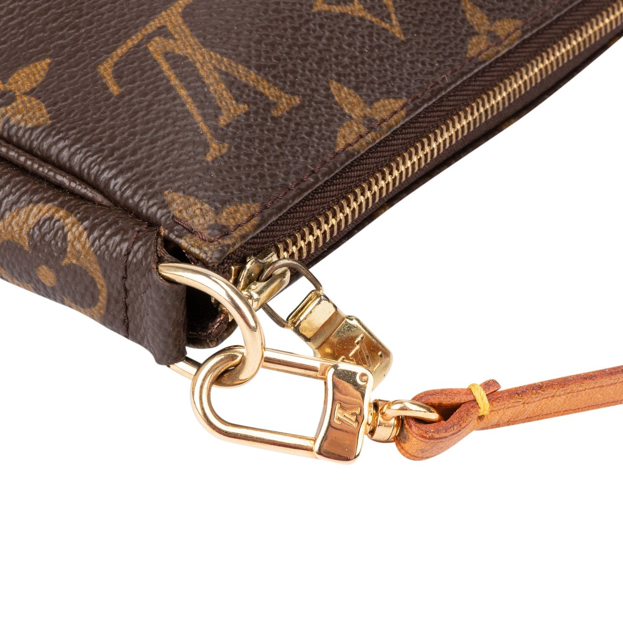 Louis Vuitton Louis Vuitton Canvas Monogram Pochette Accessoire Handbag Bruin