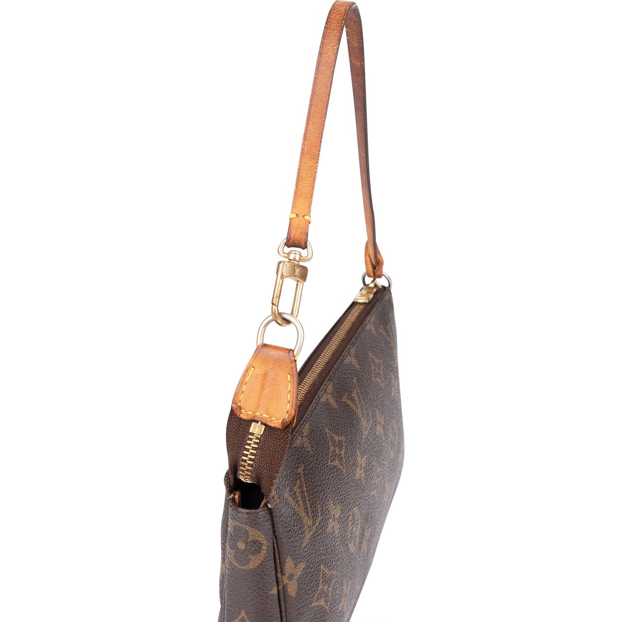Louis Vuitton Louis Vuitton Canvas Monogram Pochette Accessoire Handbag Bruin