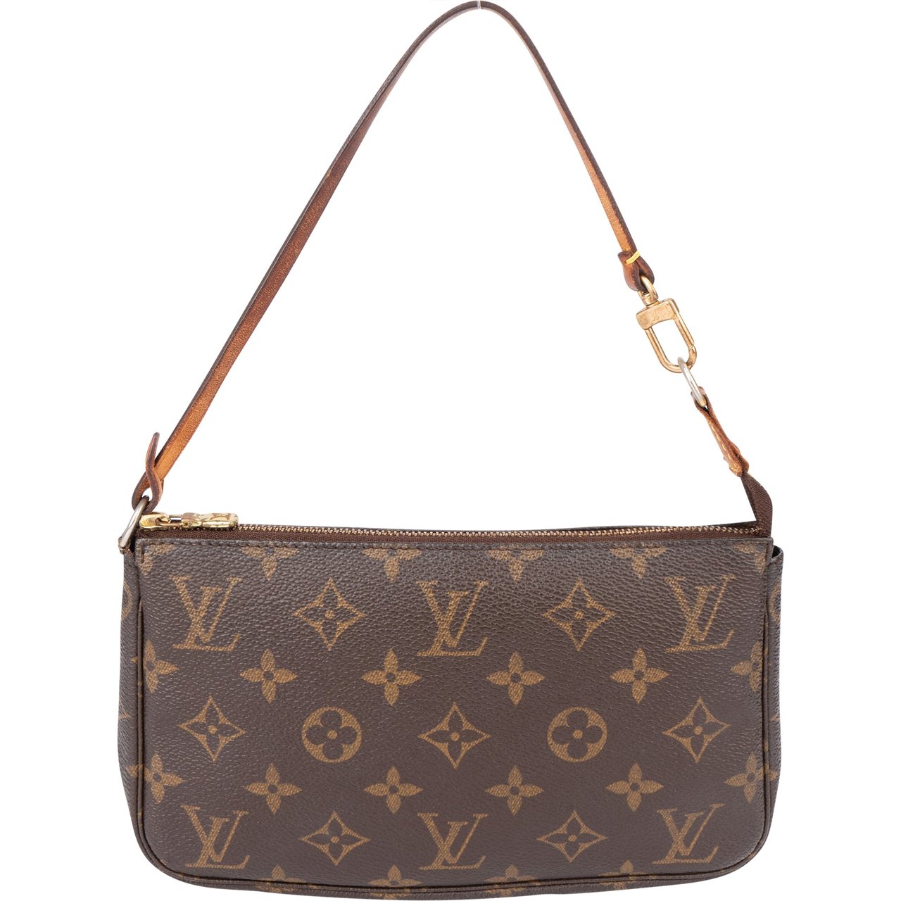Louis Vuitton Louis Vuitton Canvas Monogram Pochette Accessoire Handbag Bruin