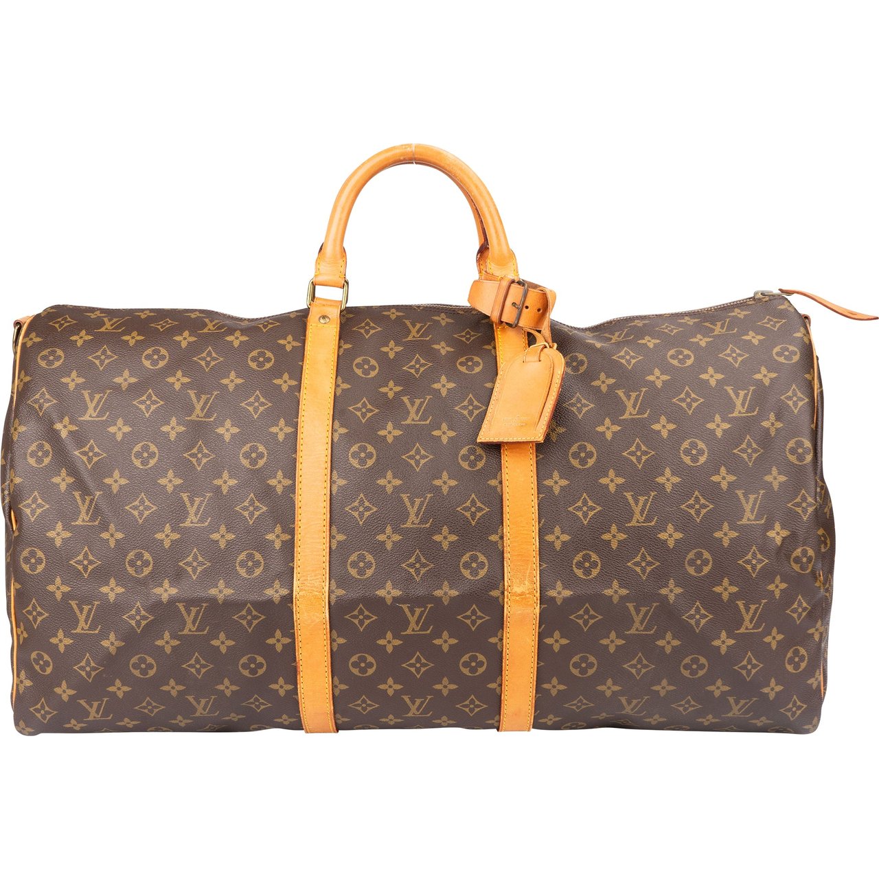 Louis Vuitton Louis Vuitton Canvas Monogram Keepall 60 Bandouliere Bruin